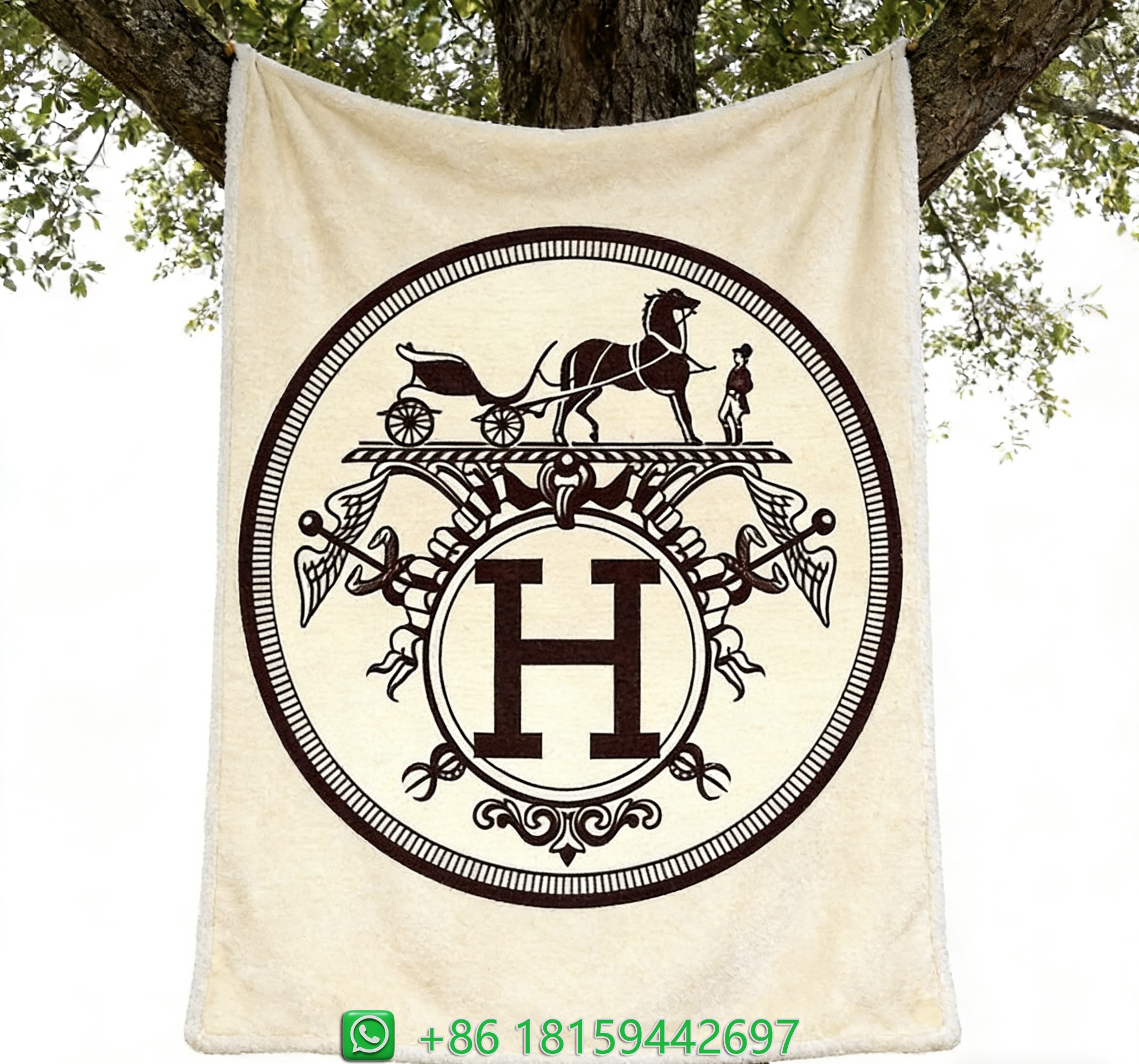 Hermes Throw Blankets
